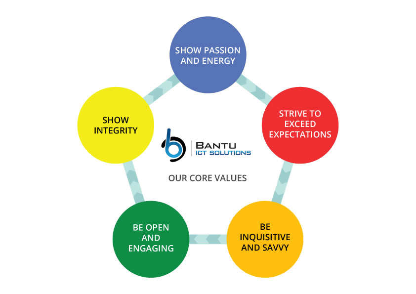 Bantu ICT Solutions - Company values